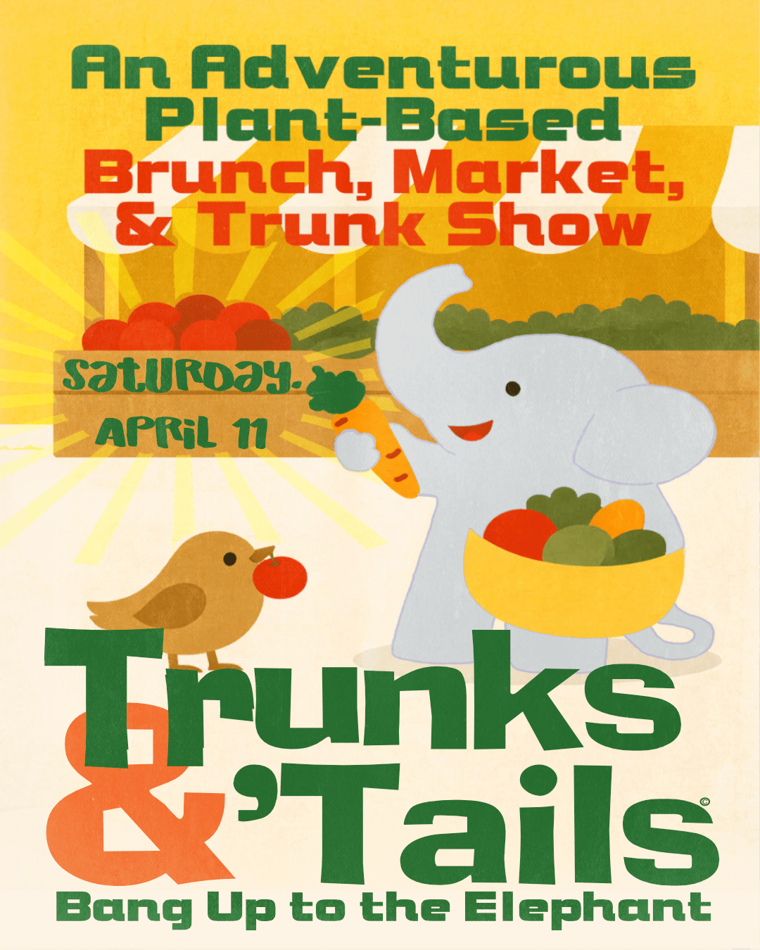 TrunksTails Yellow Posters