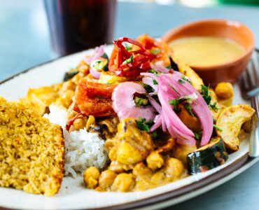 a photo of our curry, a staple at our vegan restaurants denver