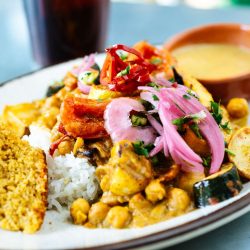 a photo of our curry, a staple at our vegan restaurants denver